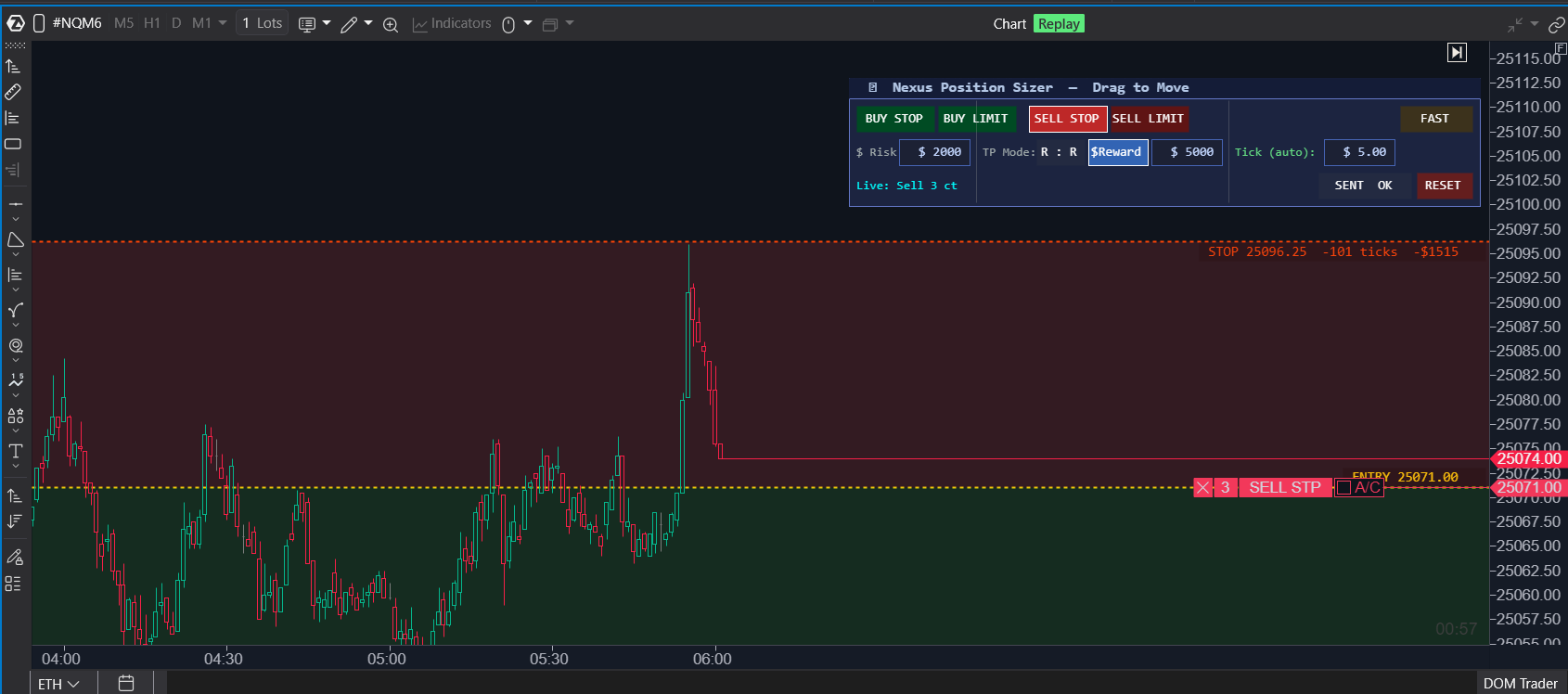 Nexus Position Sizer — screenshot 3